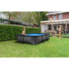 Piscine EXIT Black Wood 300x200x65cm avec pompe filtrante - noir