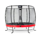Trampoline EXIT Elegant Premium ø305cm avec filet de sécurité Deluxe - rouge