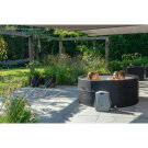 EXIT Leather Premium spa (4 personnes) - noir