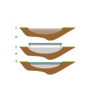 Le trampoline enterré EXIT InTerra groundlevel ø427cm - vert