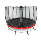 Trampoline EXIT Elegant ø427cm avec filet de sécurité Economy - rouge
