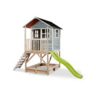 Cabane en bois EXIT Loft 500 - bleu