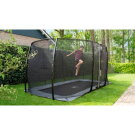 Trampoline EXIT InTerra groundlevel 244x427 cm avec filet de sécurité - vert