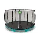 Trampoline enterr&eacute; EXIT Allure Classic &oslash;366cm - vert
