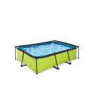 Piscine EXIT Lime 220x150x65cm avec pompe filtrante - vert