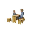 Table de pique-nique avec 4 tabourets EXIT