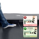 Le trampoline enterré EXIT InTerra groundlevel ø305cm - gris