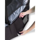 Trampoline enterré EXIT Elegant Premium de 244x427cm avec filet de sécurité Deluxe - noir