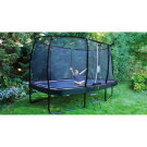 Trampoline EXIT Elegant Premium ensemble complet 244x427cm - noir