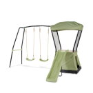 Aire de jeux avec toboggan et double balan&ccedil;oire EXIT Ivy
