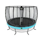 Trampoline EXIT Elegant Premium ø427cm avec filet de sécurité Deluxe - bleu