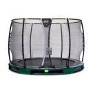 Trampoline enterré EXIT Elegant Premium ø305cm avec filet de sécurité Deluxe - vert