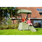 Aire de jeux avec toboggan et double balan&ccedil;oire EXIT Ivy