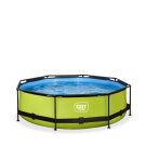 Piscine EXIT Lime &oslash;300x76cm avec pompe filtrante - vert
