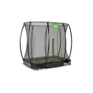 Trampoline enterré EXIT Silhouette 153x214cm avec filet de sécurité - noir