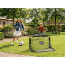 Buts de football en acier EXIT Pico 90x60cm (lot de 2) - noir