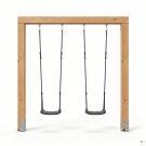 EXIT Linea Massiv 140 Balançoire double en bois