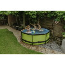 Piscine EXIT Lime ø244x76cm avec pompe filtrante - vert