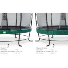 Trampoline EXIT Elegant Premium ensemble complet ø366cm - vert