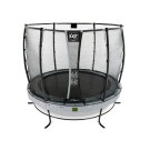 Trampoline EXIT Elegant Premium ø305cm avec filet de sécurité Deluxe - gris