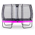 Trampoline EXIT Elegant Premium de 244x427cm avec filet de sécurité Deluxe - violet