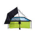Piscine EXIT Lime 220x150x65cm avec pompe filtrante et voile d'ombrage - vert
