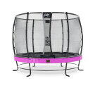 Trampoline EXIT Elegant Premium ø305cm avec filet de sécurité Deluxe - violet