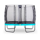 Trampoline EXIT Elegant de 214x366cm avec filet de sécurité Economy - bleu