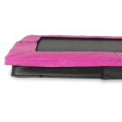 Le trampoline EXIT Silhouette inground 244x366cm - rose