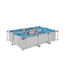 Piscine EXIT Soft Grey 300x200x65cm avec pompe filtrante - gris