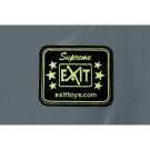 Trampoline EXIT Supreme groundlevel 214x366cm avec filet de sécurité - gris