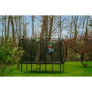 Trampoline EXIT Silhouette 214x305cm avec échelle - noir