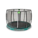 Trampoline enterr&eacute; EXIT Allure Premium &oslash;305cm - vert