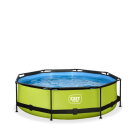 Piscine EXIT Lime ø300x76cm avec pompe filtrante - vert