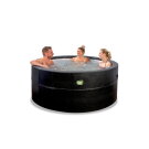 EXIT Leather Premium spa (4 personnes) - noir