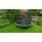 Trampoline EXIT Elegant ø427cm avec filet de sécurité Economy - gris