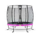 Trampoline EXIT Elegant ø253cm avec filet de sécurité Economy - violet