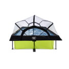 Piscine EXIT Lime 300x200x65cm avec pompe filtrante et dôme - vert