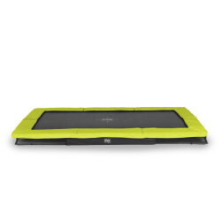Trampoline enterré EXIT Silhouette sports ø244x366cm - vert