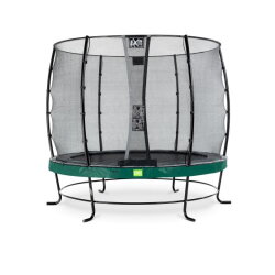 Trampoline EXIT Elegant ø253cm avec filet de sécurité Economy - vert