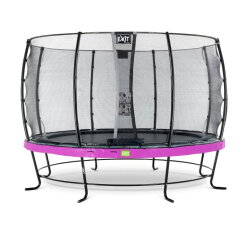 Trampoline EXIT Elegant ø366cm avec filet de sécurité Economy - violet