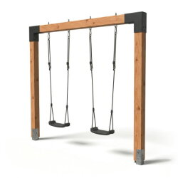 EXIT Linea Robust 110 Balan&ccedil;oire double en bois
