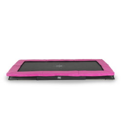 Trampoline enterré EXIT Silhouette sports ø244x366cm - rose