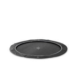 Trampoline de sport enterré au niveau du sol EXIT InTerra ø305cm - noir