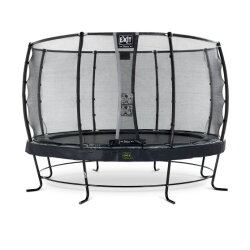 Trampoline EXIT Elegant Premium ø366cm avec filet de sécurité Deluxe - noir