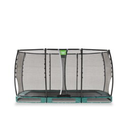 Trampoline enterr&eacute; EXIT Allure Premium 214x366cm - vert