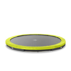 Trampoline enterré EXIT Silhouette sports ø366cm - vert