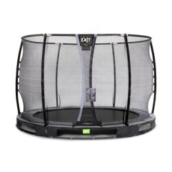 Trampoline enterré EXIT Elegant Premium ø305cm avec filet de sécurité Deluxe - noir