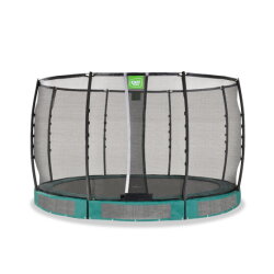 Trampoline enterr&eacute; EXIT Allure Premium &oslash;366cm - vert