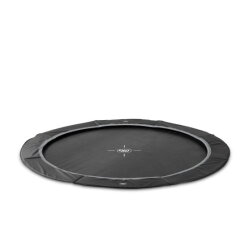 Trampoline de sport enterré au niveau du sol EXIT InTerra ø366cm - noir